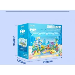 JAKI JK8351 8351 BA VẠN DẶM DƯỚI ĐÁY BIỂN bộ đồ chơi xếp lắp ráp ghép mô hình