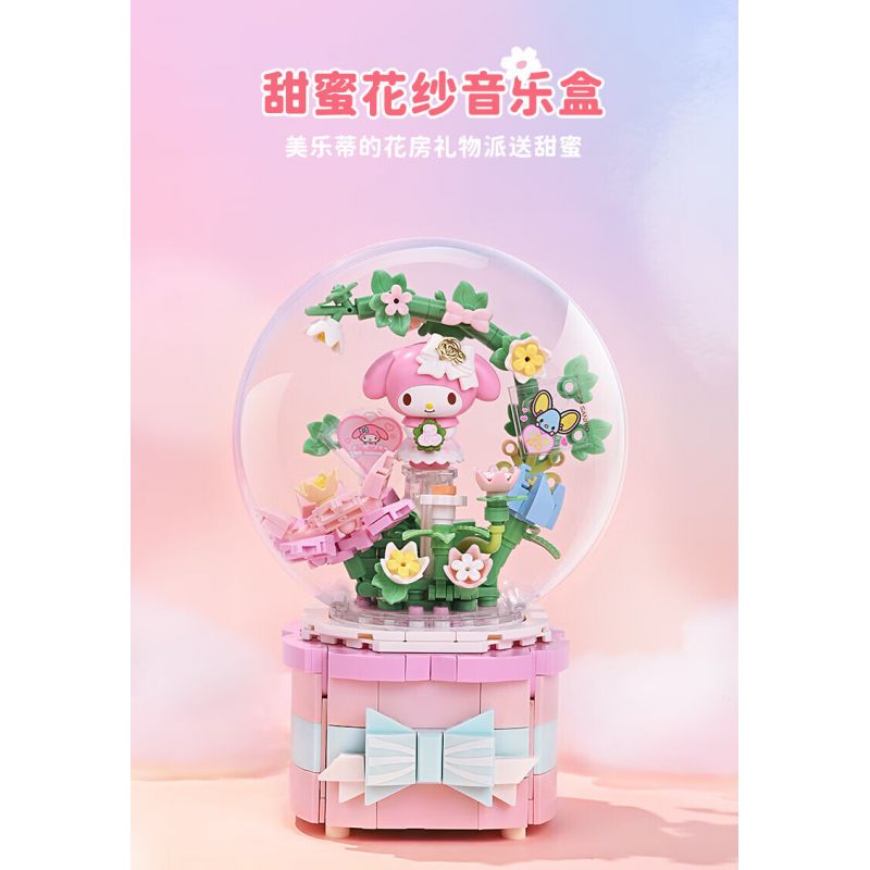 KEEPPLEY K20838 20838 HỘP NHẠC HOA NGỌT NGÀO bộ đồ chơi xếp lắp ráp ghép mô hình Movie & Game Phim Và Trò Chơi 328 khối