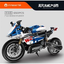 IM.MASTER QIHUI 6834 BẬC THẦY VỀ MÁY MÓC MÔ TÔ ĐUA GIẢ RR bộ đồ chơi xếp lắp ráp ghép mô hình Technic Kỹ Thuật Công Nghệ Cao Mô Hình Phương Tiện 650 khối