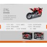IM.MASTER QIHUI 6833 BẬC THẦY MÁY MÓC XE MÔ TÔ ĐUA GIẢ V4 bộ đồ chơi xếp lắp ráp ghép mô hình Technic Kỹ Thuật Công Nghệ Cao Mô Hình Phương Tiện 668 khối