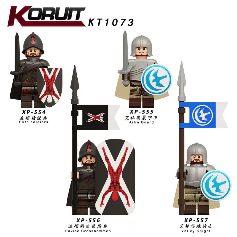 KORUIT KT1073 1073 XP non Lego GAME OF THRONES 4 NHÂN VẬT NHỎ bộ đồ chơi xếp lắp ráp ghép mô hình Movie & Game Phim Và Trò Chơi