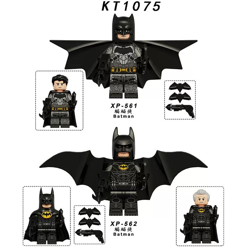 KORUIT KT1075 1075 XP-561 XP-562 non Lego BATMAN MINIFIGURE 2 LOẠI bộ đồ chơi xếp lắp ráp ghép mô hình Super Heroes Siêu Nhân Anh Hùng