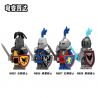 GUANGDONG RUIZHIDA N805 N806 N807 N808 NHÂN VẬT NHỎ TRONG LÂU ĐÀI THỜI TRUNG CỔ 4 LOẠI bộ đồ chơi xếp lắp ráp ghép mô hình Medieval Castle Chiến Tranh Trung Cổ