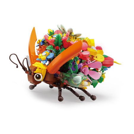 Bozhi 81121 NGÔN NGỮ CỦA CÁC LOÀI HOA ĐOM ĐÓM PHÁT SÁNG bộ đồ chơi xếp lắp ráp ghép mô hình FLORAL 944 khối