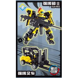 Kazi KY8107 8107 8 LOẠI CƠ CHẾ BIẾN ĐỔI ĐỘ KÉP bộ đồ chơi xếp lắp ráp ghép mô hình DEFORMATION 1204 khối