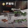 GBL KY1117 1117 KỸ SƯ CƠ KHÍ MẪU SÚNG TRƯỜNG 8 bộ đồ chơi xếp lắp ráp ghép mô hình Military Army Quân Sự Bộ Đội 398 khối