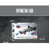 GBL KY1117 1117 KỸ SƯ CƠ KHÍ MẪU SÚNG TRƯỜNG 8 bộ đồ chơi xếp lắp ráp ghép mô hình Military Army Quân Sự Bộ Đội 398 khối