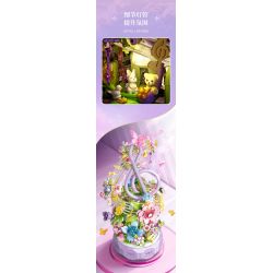 SEMBO 611096 HOA NHAN ÂM NHẠC bộ đồ chơi xếp lắp ráp ghép mô hình Creator Sáng Tạo 711 khối