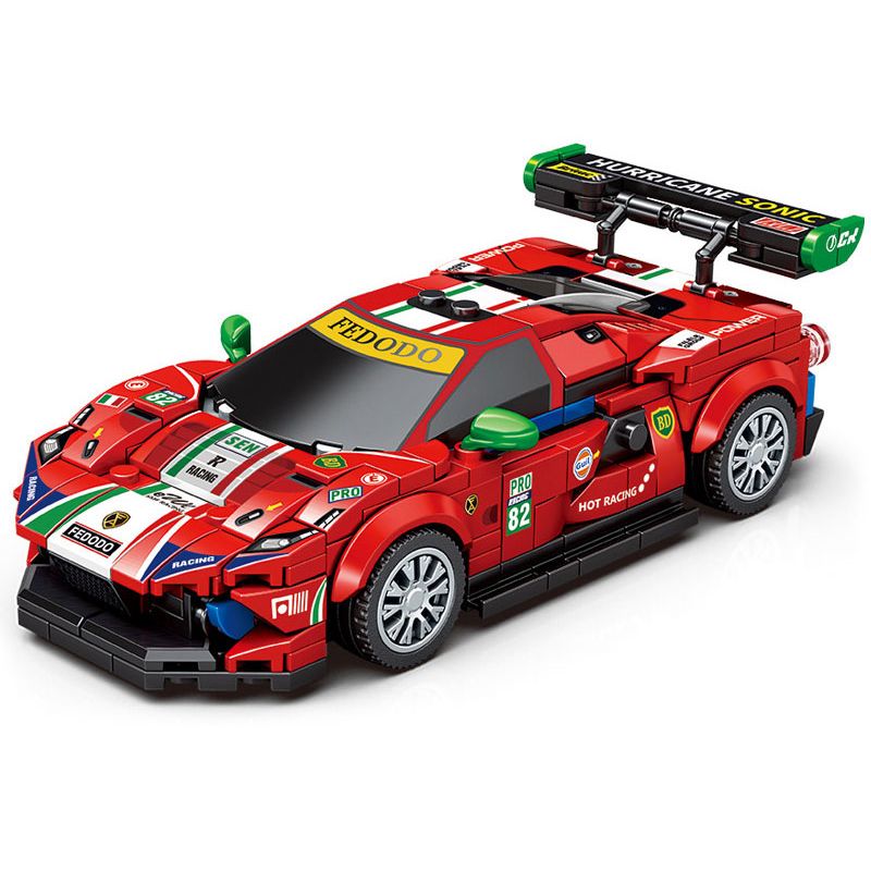 SEMBO 714018 non Lego THẾ GIỚI XE SANG FARAH CAVALIER bộ đồ chơi xếp lắp ráp ghép mô hình Speed Champions Racing Cars Đua Xe Công Thức 325 khối