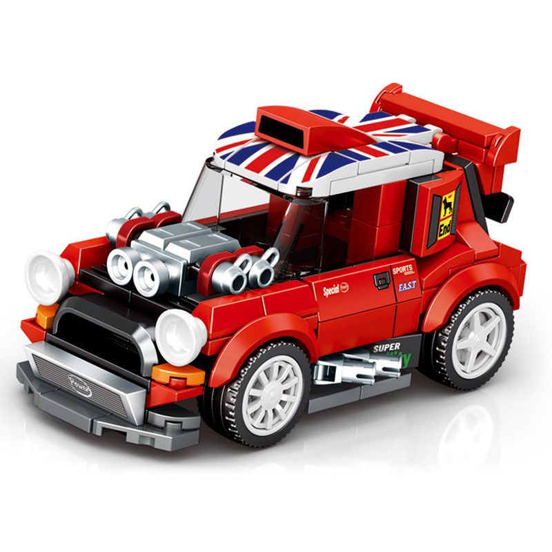 SEMBO 714320 non Lego COOL TEAM QUÝ ÔNG BÙNG NỔ bộ đồ chơi xếp lắp ráp ghép mô hình Speed Champions Racing Cars Đua Xe Công Thức 229 khối