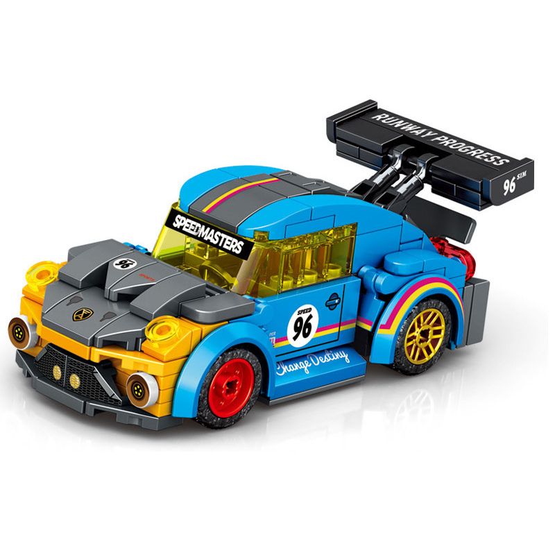 SEMBO 714321 non Lego HẠM ĐỘI TUYỆT VỜI LỖI BỌC THÉP HẠNG NẶNG bộ đồ chơi xếp lắp ráp ghép mô hình Speed Champions Racing Cars Đua Xe Công Thức 216 khối