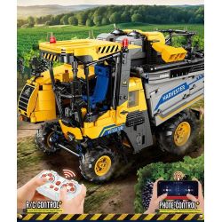 REOBRIX 22026 MÁY GẶT NHO bộ đồ chơi xếp lắp ráp ghép mô hình Technic GRAPE HARVESTER Kỹ Thuật Công Nghệ Cao Mô Hình Phương Tiện 2206 khối