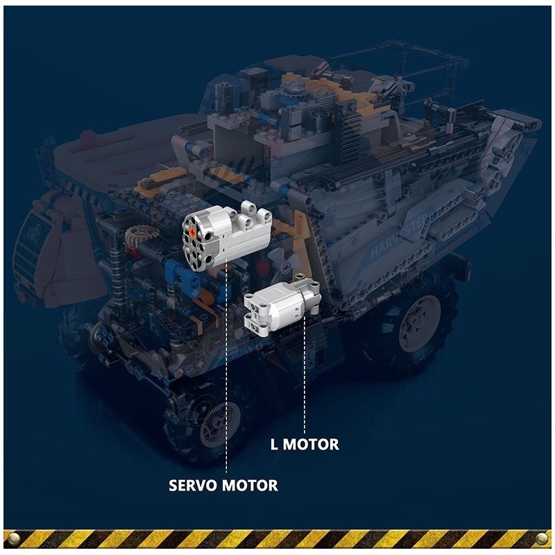 REOBRIX 22026 MÁY GẶT NHO bộ đồ chơi xếp lắp ráp ghép mô hình Technic GRAPE HARVESTER Kỹ Thuật Công Nghệ Cao Mô Hình Phương Tiện 2206 khối