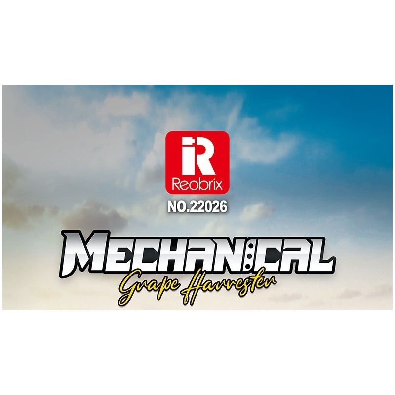 REOBRIX 22026 MÁY GẶT NHO bộ đồ chơi xếp lắp ráp ghép mô hình Technic GRAPE HARVESTER Kỹ Thuật Công Nghệ Cao Mô Hình Phương Tiện 2206 khối