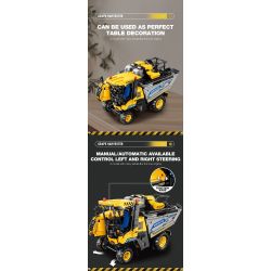 REOBRIX 22026 MÁY GẶT NHO bộ đồ chơi xếp lắp ráp ghép mô hình Technic GRAPE HARVESTER Kỹ Thuật Công Nghệ Cao Mô Hình Phương Tiện 2206 khối