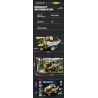REOBRIX 22026 MÁY GẶT NHO bộ đồ chơi xếp lắp ráp ghép mô hình Technic GRAPE HARVESTER Kỹ Thuật Công Nghệ Cao Mô Hình Phương Tiện 2206 khối