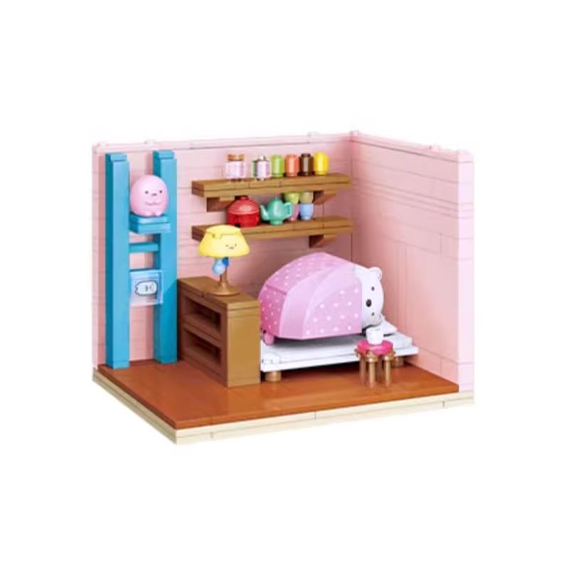 KEEPPLEY K21207 21207 CORNER FRIENDS CABIN CHIẾC GIƯỜNG ẤM ÁP CỦA GẤU TRẮNG bộ đồ chơi xếp lắp ráp ghép mô hình Movie & Game Phim Và Trò Chơi