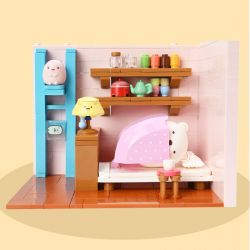 KEEPPLEY K21207 21207 CORNER FRIENDS CABIN CHIẾC GIƯỜNG ẤM ÁP CỦA GẤU TRẮNG bộ đồ chơi xếp lắp ráp ghép mô hình Movie & Game Phim Và Trò Chơi