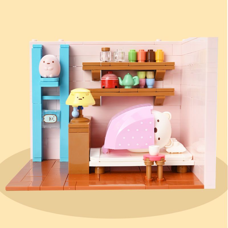 KEEPPLEY K21207 21207 CORNER FRIENDS CABIN CHIẾC GIƯỜNG ẤM ÁP CỦA GẤU TRẮNG bộ đồ chơi xếp lắp ráp ghép mô hình Movie & Game Phim Và Trò Chơi