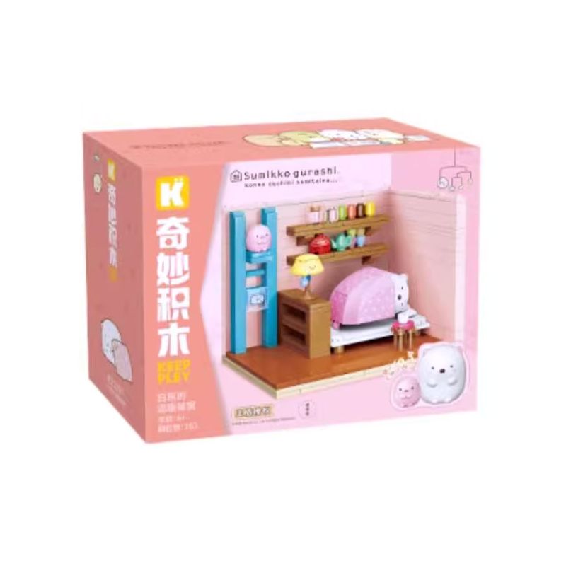 KEEPPLEY K21207 21207 CORNER FRIENDS CABIN CHIẾC GIƯỜNG ẤM ÁP CỦA GẤU TRẮNG bộ đồ chơi xếp lắp ráp ghép mô hình Movie & Game Phim Và Trò Chơi