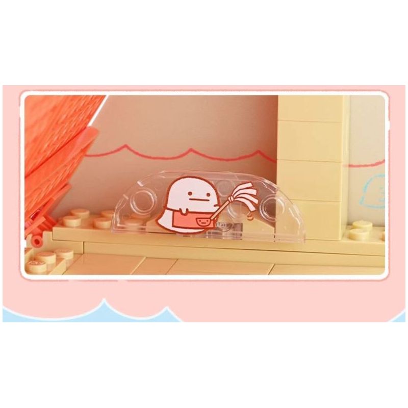 KEEPPLEY K21207 21207 CORNER FRIENDS CABIN CHIẾC GIƯỜNG ẤM ÁP CỦA GẤU TRẮNG bộ đồ chơi xếp lắp ráp ghép mô hình Movie & Game Phim Và Trò Chơi