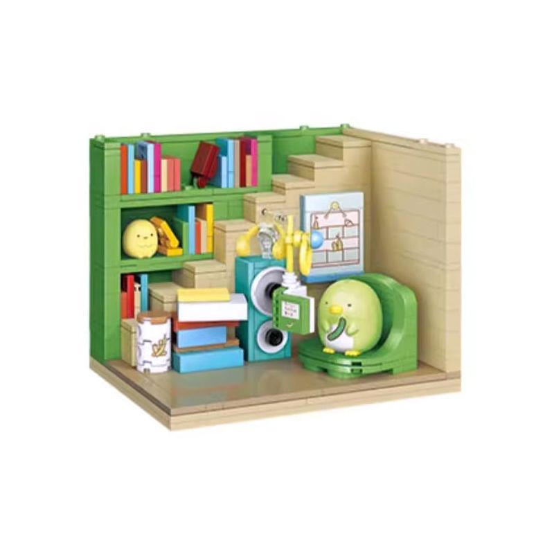 KEEPPLEY K21208 21208 CABIN CỦA NHỮNG NGƯỜI BẠN Ở GÓC CHIM CÁNH CỤT? THỜI GIAN SUY NGHĨ bộ đồ chơi xếp lắp ráp ghép mô hình Movie & Game Phim Và Trò Chơi