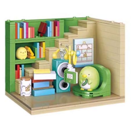 KEEPPLEY K21208 21208 CABIN CỦA NHỮNG NGƯỜI BẠN Ở GÓC CHIM CÁNH CỤT? THỜI GIAN SUY NGHĨ bộ đồ chơi xếp lắp ráp ghép mô hình Movie & Game Phim Và Trò Chơi