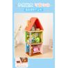 KEEPPLEY K21208 21208 CABIN CỦA NHỮNG NGƯỜI BẠN Ở GÓC CHIM CÁNH CỤT? THỜI GIAN SUY NGHĨ bộ đồ chơi xếp lắp ráp ghép mô hình Movie & Game Phim Và Trò Chơi