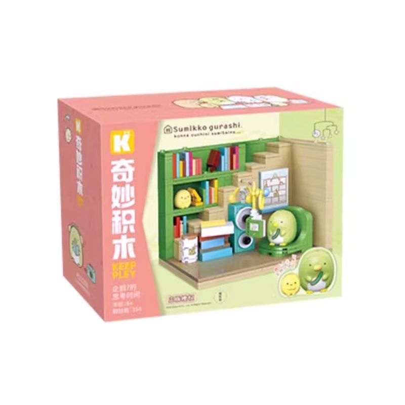 KEEPPLEY K21208 21208 CABIN CỦA NHỮNG NGƯỜI BẠN Ở GÓC CHIM CÁNH CỤT? THỜI GIAN SUY NGHĨ bộ đồ chơi xếp lắp ráp ghép mô hình Movie & Game Phim Và Trò Chơi