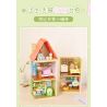 KEEPPLEY K21209 21209 CORNER FRIENDS CABIN CHUẨN BỊ BỮA ĂN CHO TONKATSU bộ đồ chơi xếp lắp ráp ghép mô hình Movie & Game Phim Và Trò Chơi