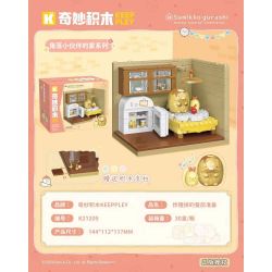 KEEPPLEY K21209 21209 CORNER FRIENDS CABIN CHUẨN BỊ BỮA ĂN CHO TONKATSU bộ đồ chơi xếp lắp ráp ghép mô hình Movie & Game Phim Và Trò Chơi