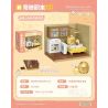 KEEPPLEY K21209 21209 CORNER FRIENDS CABIN CHUẨN BỊ BỮA ĂN CHO TONKATSU bộ đồ chơi xếp lắp ráp ghép mô hình Movie & Game Phim Và Trò Chơi