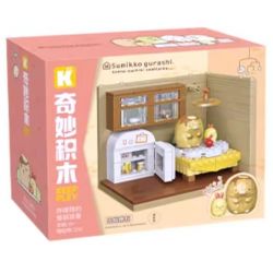 KEEPPLEY K21209 21209 CORNER FRIENDS CABIN CHUẨN BỊ BỮA ĂN CHO TONKATSU bộ đồ chơi xếp lắp ráp ghép mô hình Movie & Game Phim Và Trò Chơi