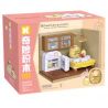 KEEPPLEY K21209 21209 CORNER FRIENDS CABIN CHUẨN BỊ BỮA ĂN CHO TONKATSU bộ đồ chơi xếp lắp ráp ghép mô hình Movie & Game Phim Và Trò Chơi