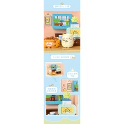 KEEPPLEY K21209 21209 CORNER FRIENDS CABIN CHUẨN BỊ BỮA ĂN CHO TONKATSU bộ đồ chơi xếp lắp ráp ghép mô hình Movie & Game Phim Và Trò Chơi