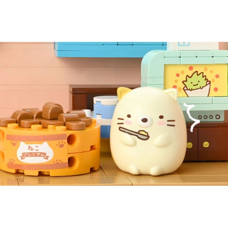 KEEPPLEY K21209 21209 CORNER FRIENDS CABIN CHUẨN BỊ BỮA ĂN CHO TONKATSU bộ đồ chơi xếp lắp ráp ghép mô hình Movie & Game Phim Và Trò Chơi