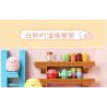 KEEPPLEY K21209 21209 CORNER FRIENDS CABIN CHUẨN BỊ BỮA ĂN CHO TONKATSU bộ đồ chơi xếp lắp ráp ghép mô hình Movie & Game Phim Và Trò Chơi