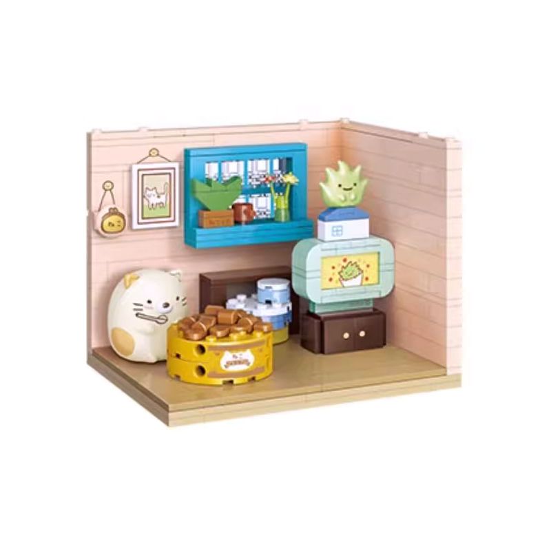 KEEPPLEY K21210 21210 CORNER FRIENDS COTTAGE TỔ ẤM AN TOÀN CHO MÈO bộ đồ chơi xếp lắp ráp ghép mô hình Movie & Game Phim Và Trò Chơi