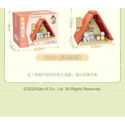 KEEPPLEY K21211 21211 CABIN Ở GÓC CỦA FRIENDS GÁC XÉP TRÒN MÀU HỒNG bộ đồ chơi xếp lắp ráp ghép mô hình Movie & Game Phim Và Trò Chơi