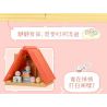 KEEPPLEY K21211 21211 CABIN Ở GÓC CỦA FRIENDS GÁC XÉP TRÒN MÀU HỒNG bộ đồ chơi xếp lắp ráp ghép mô hình Movie & Game Phim Và Trò Chơi
