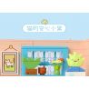 KEEPPLEY K21211 21211 CABIN Ở GÓC CỦA FRIENDS GÁC XÉP TRÒN MÀU HỒNG bộ đồ chơi xếp lắp ráp ghép mô hình Movie & Game Phim Và Trò Chơi