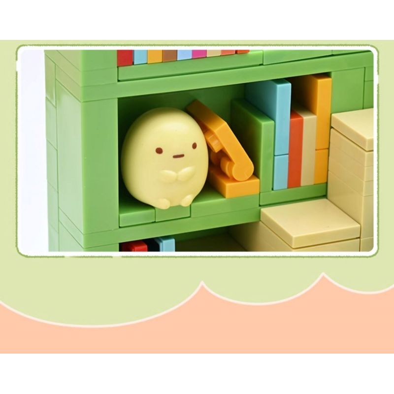 KEEPPLEY K21211 21211 CABIN Ở GÓC CỦA FRIENDS GÁC XÉP TRÒN MÀU HỒNG bộ đồ chơi xếp lắp ráp ghép mô hình Movie & Game Phim Và Trò Chơi