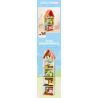 KEEPPLEY K21211 21211 CABIN Ở GÓC CỦA FRIENDS GÁC XÉP TRÒN MÀU HỒNG bộ đồ chơi xếp lắp ráp ghép mô hình Movie & Game Phim Và Trò Chơi