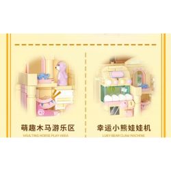 WEKKI 516613 CÓ CÔNG VIÊN SÁNG TẠO 3.0 CỬA HÀNG ĐỒ CHƠI DỄ THƯƠNG bộ đồ chơi xếp lắp ráp ghép mô hình TOY STORE