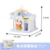 WEKKI 516616 CÓ CÔNG VIÊN SÁNG TẠO 3.0 HƠI GIỐNG CỬA HÀNG QUẦN ÁO bộ đồ chơi xếp lắp ráp ghép mô hình CLOTHING STORE