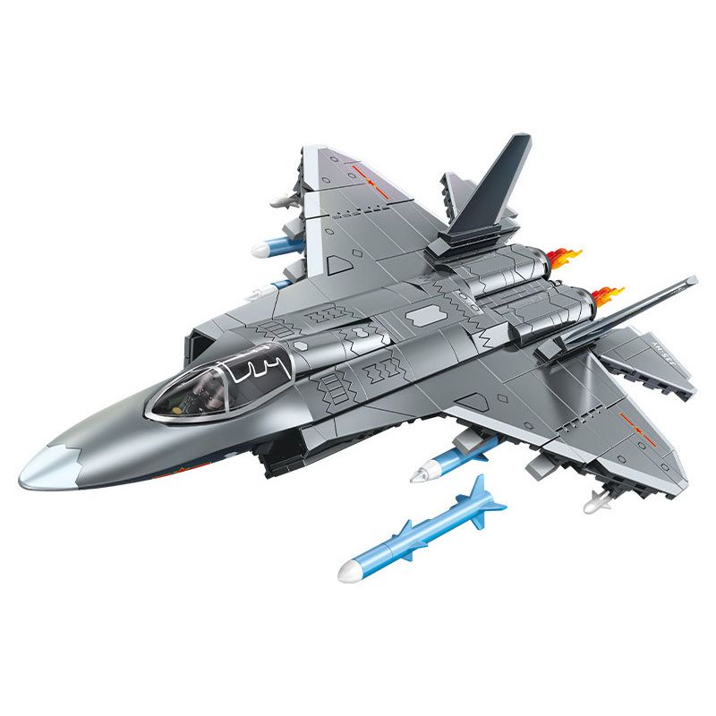 SEMBO 202244 non Lego MÁY BAY CHIẾN ĐẤU TRÊN TÀU SÂN J-35 bộ đồ chơi xếp lắp ráp ghép mô hình Military Army Quân Sự Bộ Đội 621 khối