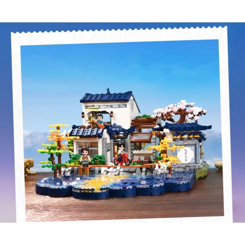 KEEPPLEY K18005 18005 TRĂNG ĐẠI LÝ NHỊ HẢI TUYỆT VỜI bộ đồ chơi xếp lắp ráp ghép mô hình Arts & Crafts 4227 khối