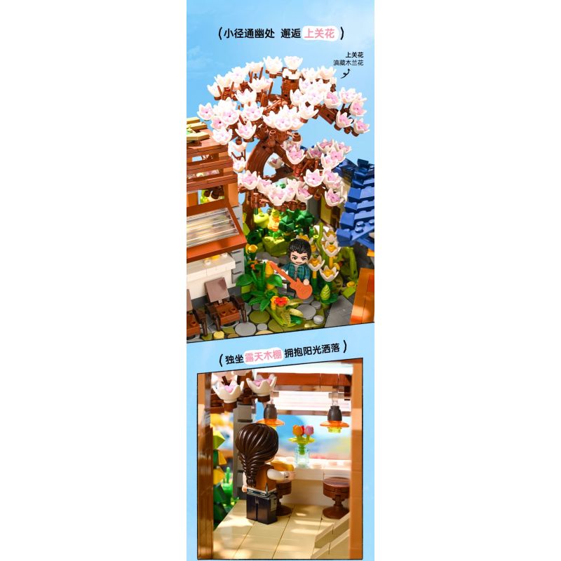 KEEPPLEY K18005 18005 TRĂNG ĐẠI LÝ NHỊ HẢI TUYỆT VỜI bộ đồ chơi xếp lắp ráp ghép mô hình Arts & Crafts 4227 khối