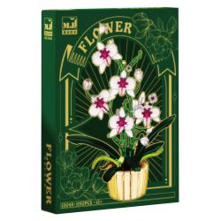 BEAUTY AND 13048 PHONG LAN bộ đồ chơi xếp lắp ráp ghép mô hình Creator ORCHID Sáng Tạo 1192 khối