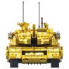 ZHEGAO GZ2008 2008 PHIÊN BẢN VÀNG TỐI THƯỢNG CỦA XE TĂNG 99A bộ đồ chơi xếp lắp ráp ghép mô hình Military Army Quân Sự Bộ Đội 1157 khối